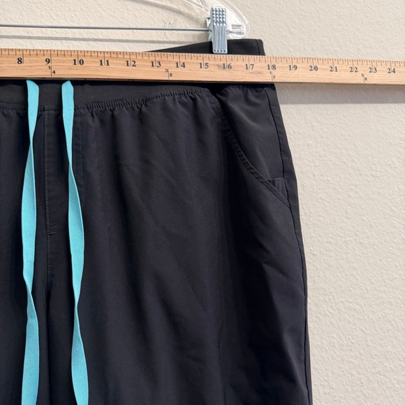 FIGS Black FREEx Lined Zamora High Waisted XL Tall Jogger Scrub Pants Bottoms - Picture 11 of 13